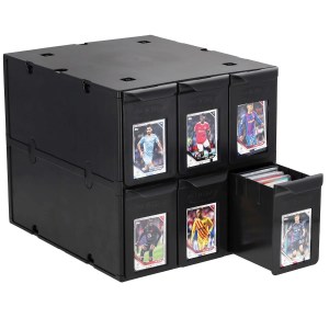 6 Drawer Graded Card Catalog - Black